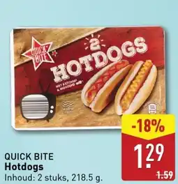 ALDI QUICK BITE Hotdogs aanbieding