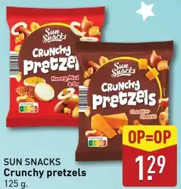 ALDI SUN SNACKS Crunchy pretzels aanbieding