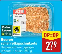 ALDI Boeren scharrelkipschnitzels aanbieding