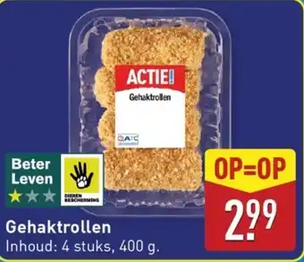 ALDI Gehaktrollen aanbieding