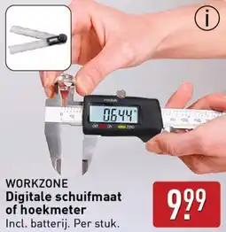 ALDI WORKZONE Digitale schuifmaat of hoekmeter aanbieding