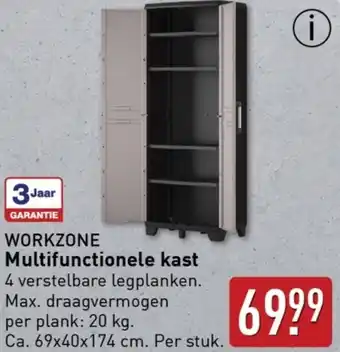 ALDI WORKZONE Multifunctionele kast aanbieding