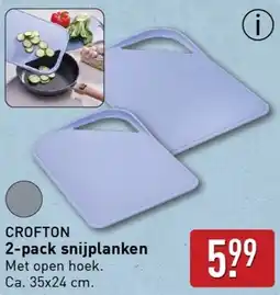 ALDI CROFTON 2-pack snijplanken aanbieding