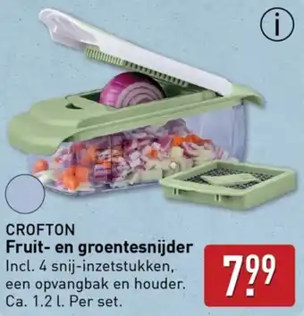 ALDI CROFTON Fruit en groentesnijder aanbieding