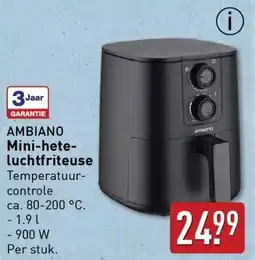 ALDI AMBIANO Mini-heteluchtfriteuse aanbieding