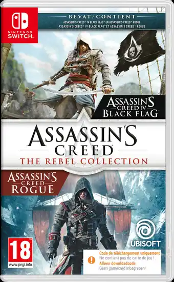 Bol.com Assassin's Creed - The Rebel Collection - Switch - Code in a Box aanbieding