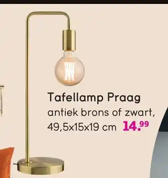 Leen Bakker Tafellamp Praag aanbieding