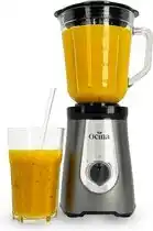 Bol.com Ocina Krachtige Blender – Smoothie Maker - met Glazen Kan - 1 Liter – 500W – Mat Grijs aanbieding