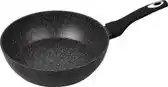 Bol.com Klausberg 7294- Wokpan - Ø28 cm - Marmer/Keramische coating - Alle warmtebronnen - Zwart aanbieding