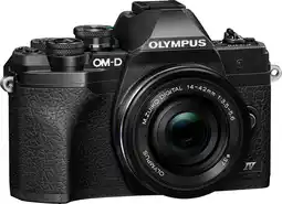 Bol.com Olympus OM-D E‑M10 Mark IV - Systeemcamera - + ED 14-42mm EZ lens - Zwart aanbieding