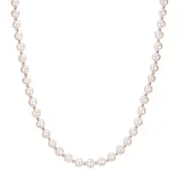 Douglas Valero Pearls Ketting Sterling zilver Gekweekte zoetwaterparels in Roségoud aanbieding