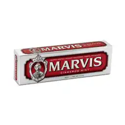 De Online Drogist Marvis Tandpasta Cinnamon Mint aanbieding