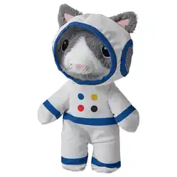 IKEA Aftonsparv Knuffel met astronautenpak, kat, 28 cm aanbieding