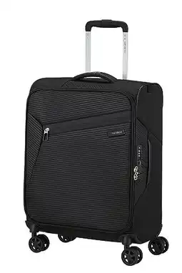 Amazon Samsonite Litebeam - Spinner S, handbagage, 55 cm, 39 L, zwart (zwart) aanbieding