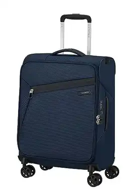 Amazon Samsonite Litebeam - Spinner S, handbagage, 55 cm, 39 L, blauw (middernachtblauw) aanbieding