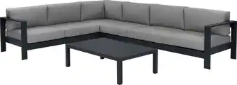 Intratuin Intratuin 5-zits loungeset Nova met tafel antraciet aanbieding