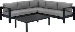 Intratuin Intratuin 4-zits loungeset Nova met tafel antraciet aanbieding