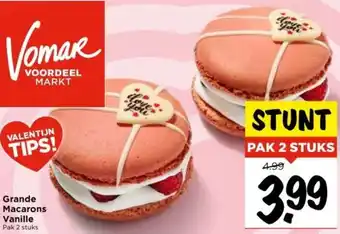 Vomar Voordeelmarkt Grande Macarons Vanille aanbieding