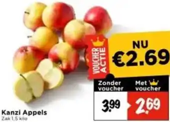 Vomar Voordeelmarkt Kanzi Appels aanbieding