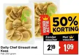 Vomar Voordeelmarkt Daily Chef Girasoli met Kaas aanbieding