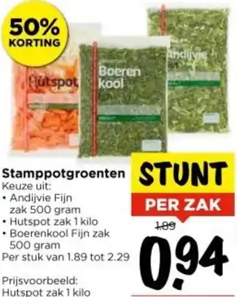 Vomar Voordeelmarkt Stamppotgroenten aanbieding