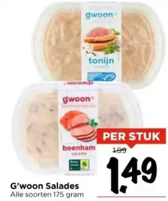 Vomar Voordeelmarkt G'woon Salades aanbieding