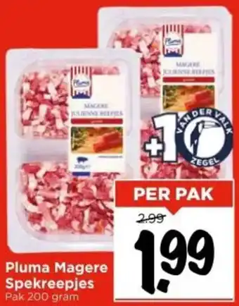 Vomar Voordeelmarkt Pluma Magere Spekreepjes aanbieding