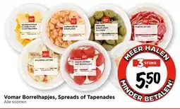 Vomar Voordeelmarkt Vomar Borrelhapjes, Spreads of Tapenades aanbieding