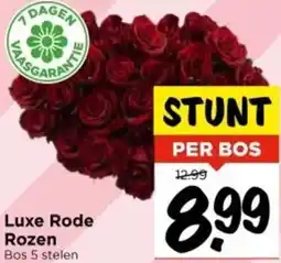 Vomar Voordeelmarkt Luxe Rode Rozen aanbieding