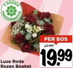 Vomar Voordeelmarkt Luxe Rode Rozen Boeket aanbieding