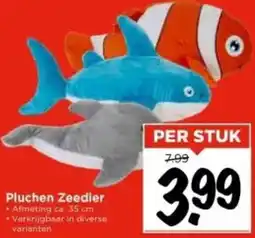 Vomar Voordeelmarkt Pluchen Zeedier aanbieding