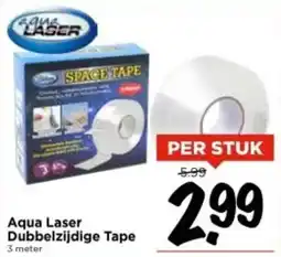 Vomar Voordeelmarkt Aqua Laser Dubbelzijdige Tape aanbieding