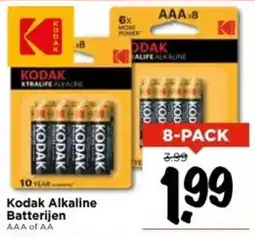 Vomar Voordeelmarkt Kodak Alkaline Batterijen aanbieding