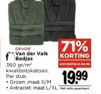 Vomar Voordeelmarkt Van der Valk Basjassen aanbieding