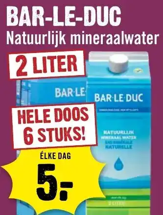 Dirck 3 Bar-le-duc Natuurlijk mineraalwater aanbieding