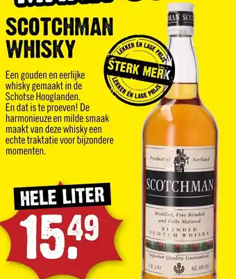 Dirck 3 Scotchman Whisky aanbieding