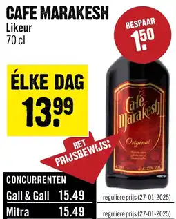 Dirck 3 Cafe Marakesh Likeur aanbieding