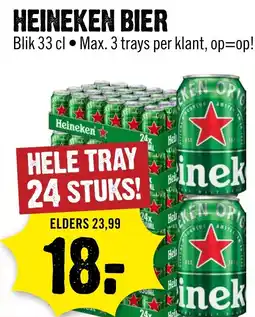 Dirck 3 Heineken bier aanbieding