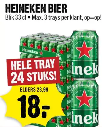 Dirck 3 Heineken bier aanbieding