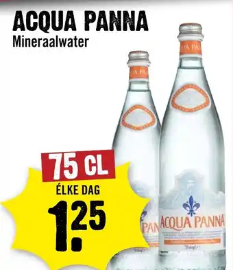 Dirck 3 Acqua Panna Mineraalwater aanbieding