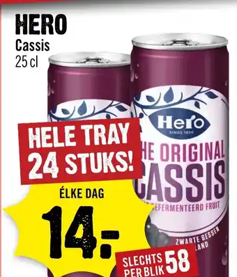 Dirck 3 Hero Cassis aanbieding