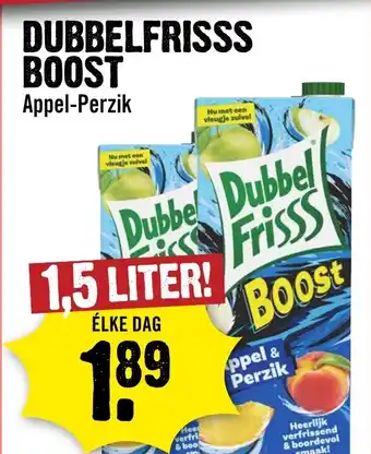 Dirck 3 Dubbelfrisss boost Appel-Perzik aanbieding