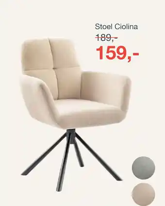 IN.HOUSE Stoel Ciolina aanbieding