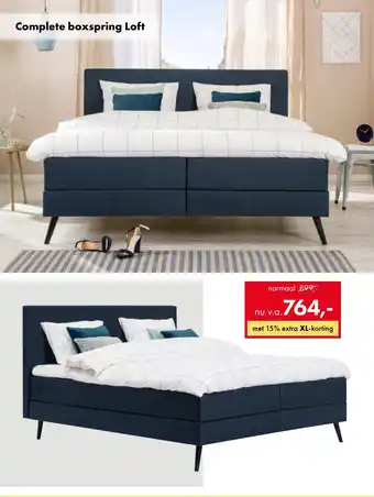 Woonsquare Complete boxspring Loft aanbieding