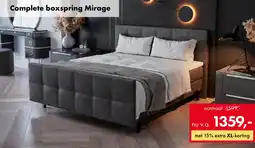 Woonsquare Complete boxspring Mirage aanbieding