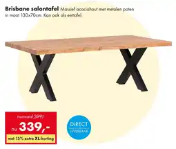 Woonsquare Brisbane salontafel aanbieding