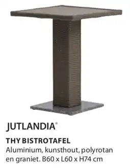 Jysk Jutlandia thy bistrotafel aanbieding