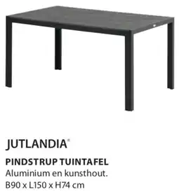 Jysk Jutlandia pindstrup tuintafel aanbieding