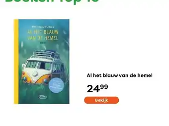 The Read Shop Al het blauw van de hemel aanbieding