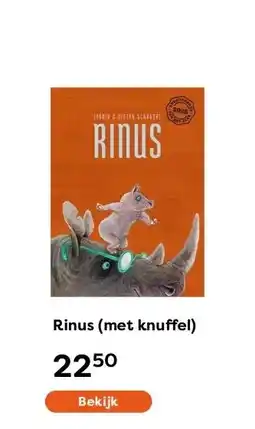 The Read Shop Rinus (met knuffel) aanbieding